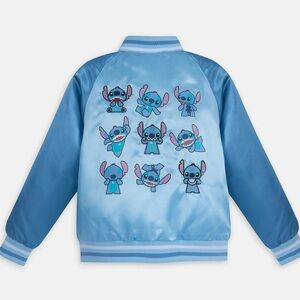 Blue Satin DISNEY STITCH Jacket Girl’s 5/6